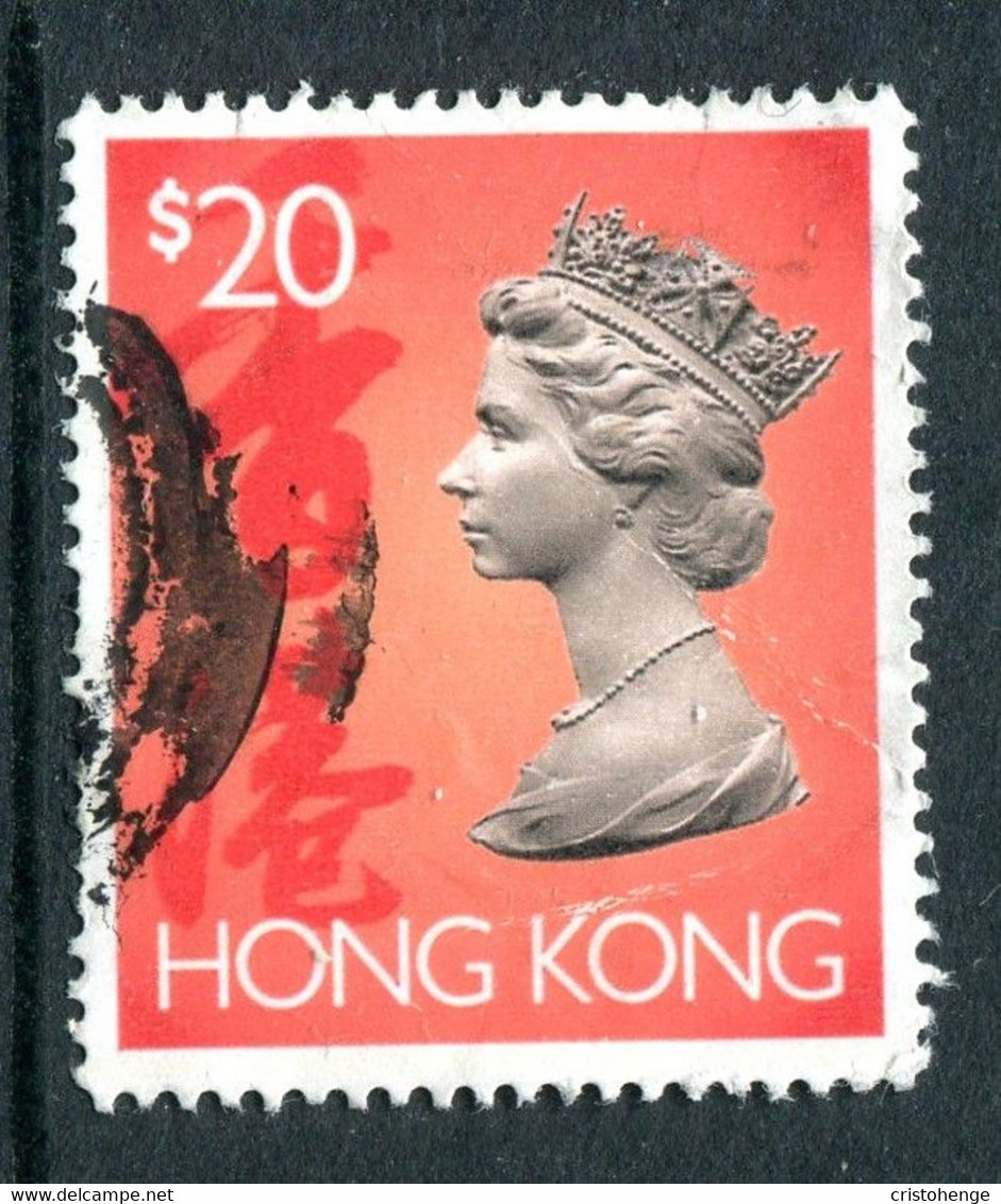 Hong Kong 1992-96 QEII Definitives - $20 Value Used (SG 716) - Gebruikt