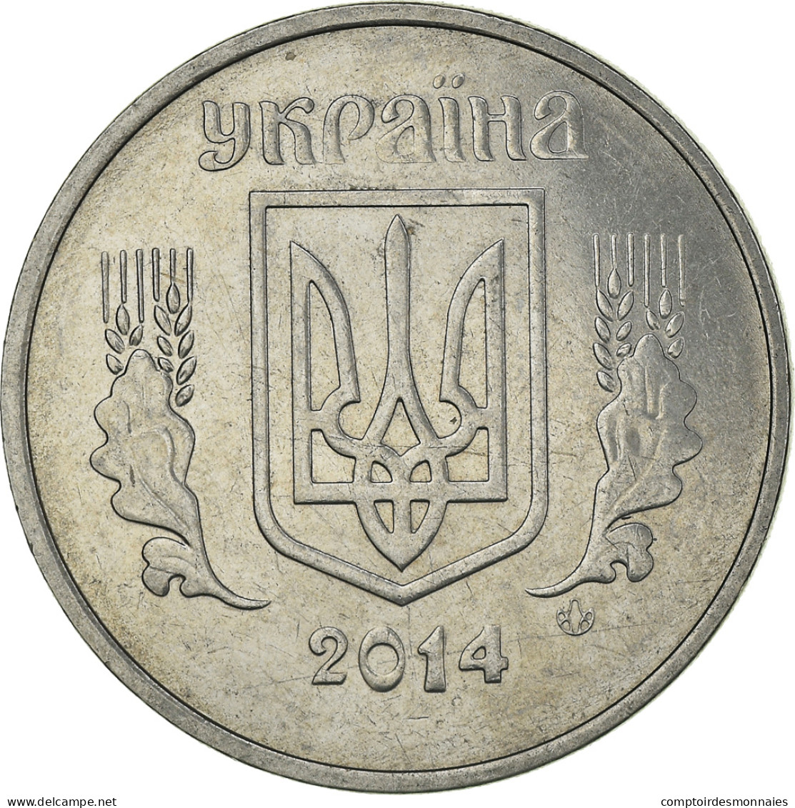 Monnaie, Ukraine, 5 Kopiyok, 2014, Kyiv, TTB, Acier Inoxydable - Ukraine