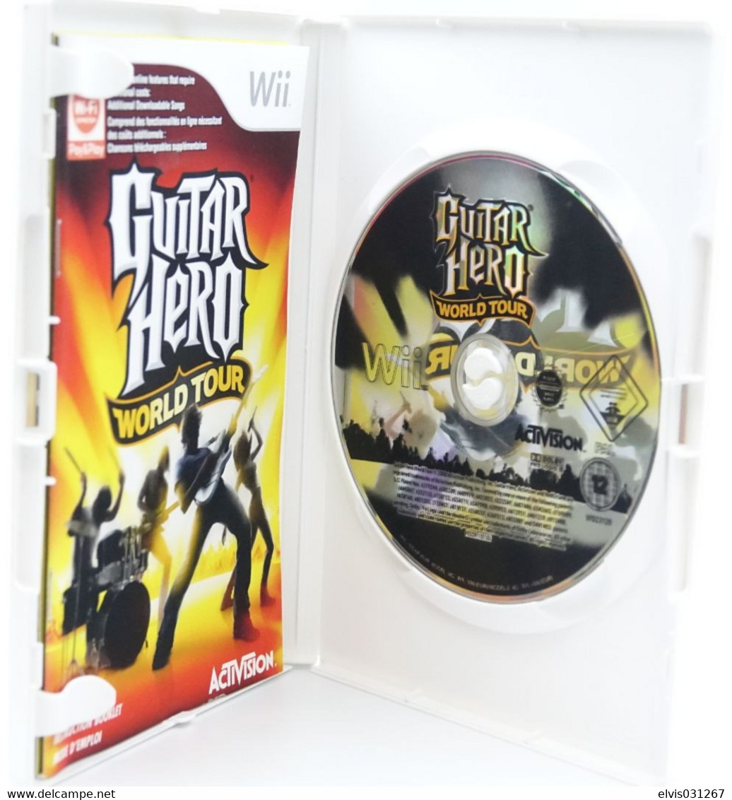 NINTENDO WII  : GUITAR HERO WORLD TOUR Game - Wii