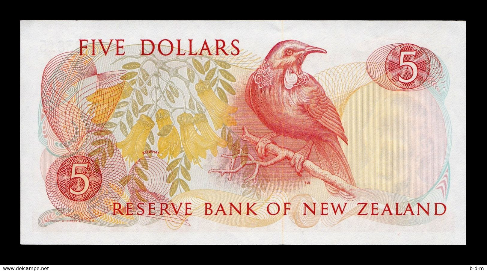 Nueva Zelanda New Zealand 5 Dollars 1981 Pick 171a SC- AUNC - Nueva Zelandía