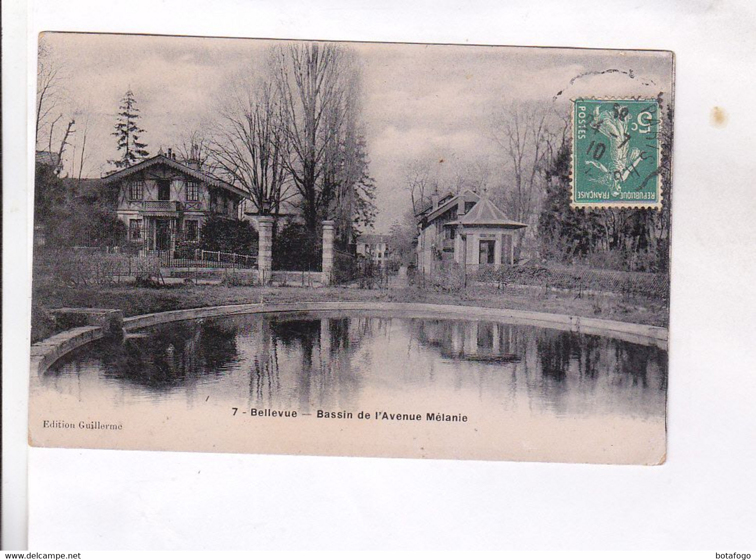 CPA  , BELLEVUE , BASSIN DE L AVENUE MELANIE En 1910! - Bellevue