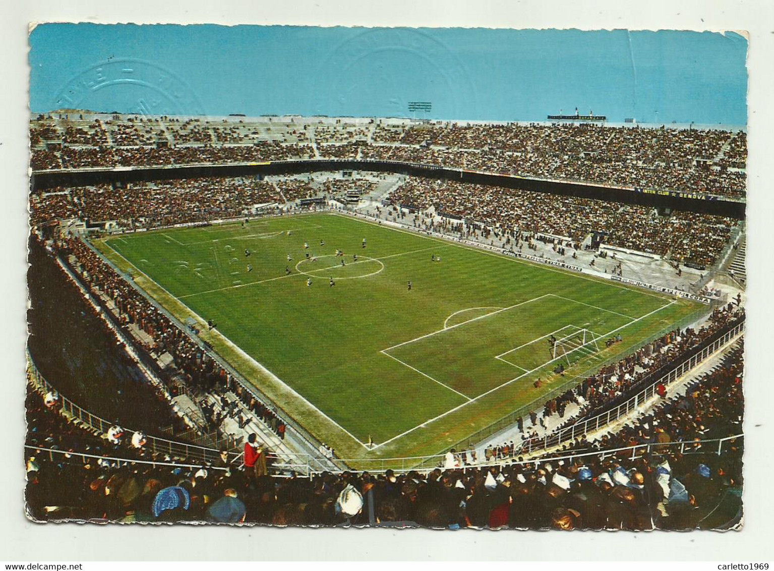 MILANO - INTERNO STADIO SAN SIRO 1970 VIAGGIATA FG - Fútbol