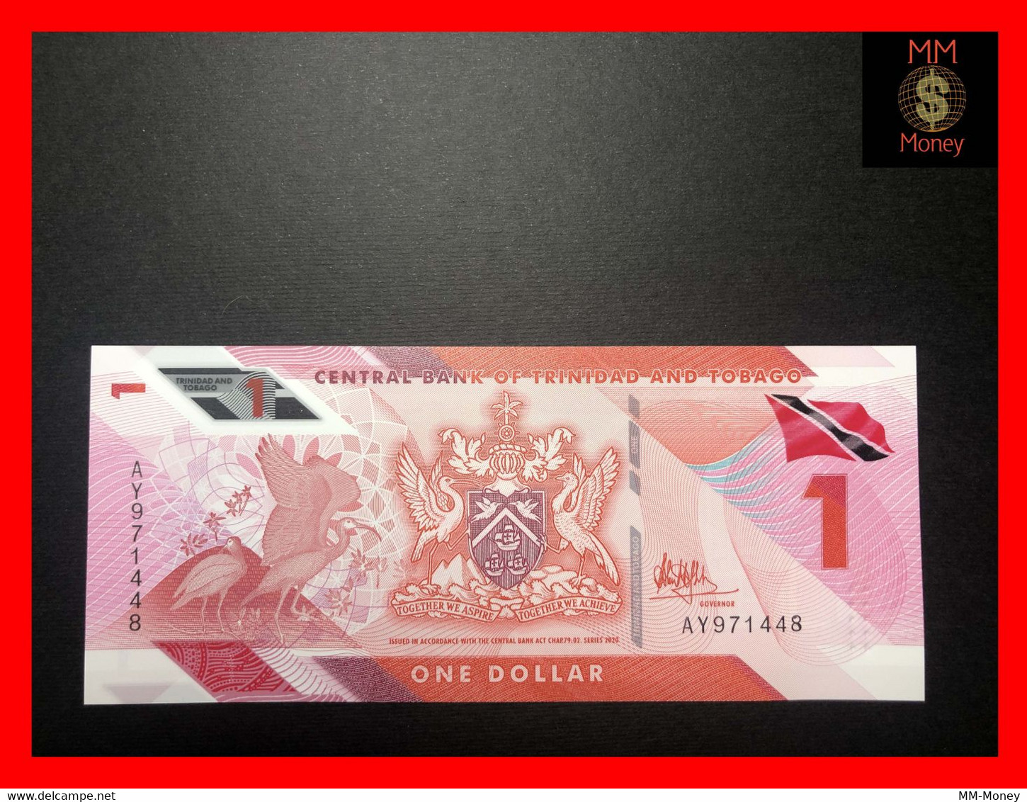 TRINIDAD & TOBAGO  1 $  2021  P.  New   (60)  Polymer  UNC - Trindad & Tobago