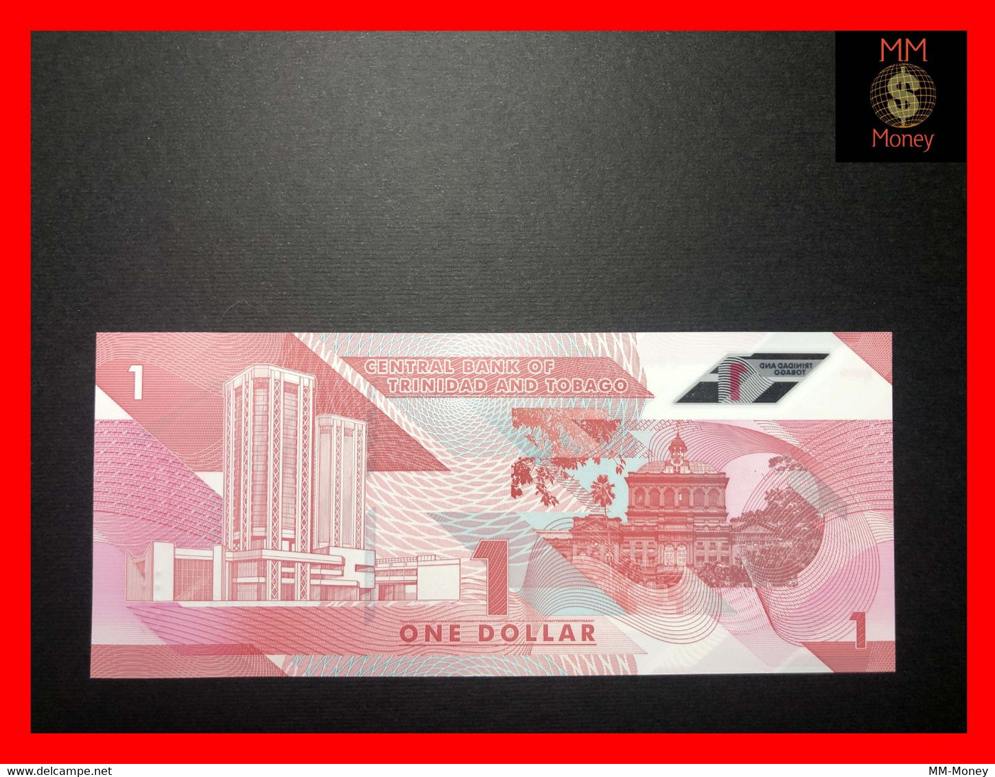 TRINIDAD & TOBAGO  1 $  2021  P.  New   (60)  Polymer  UNC - Trinidad Y Tobago