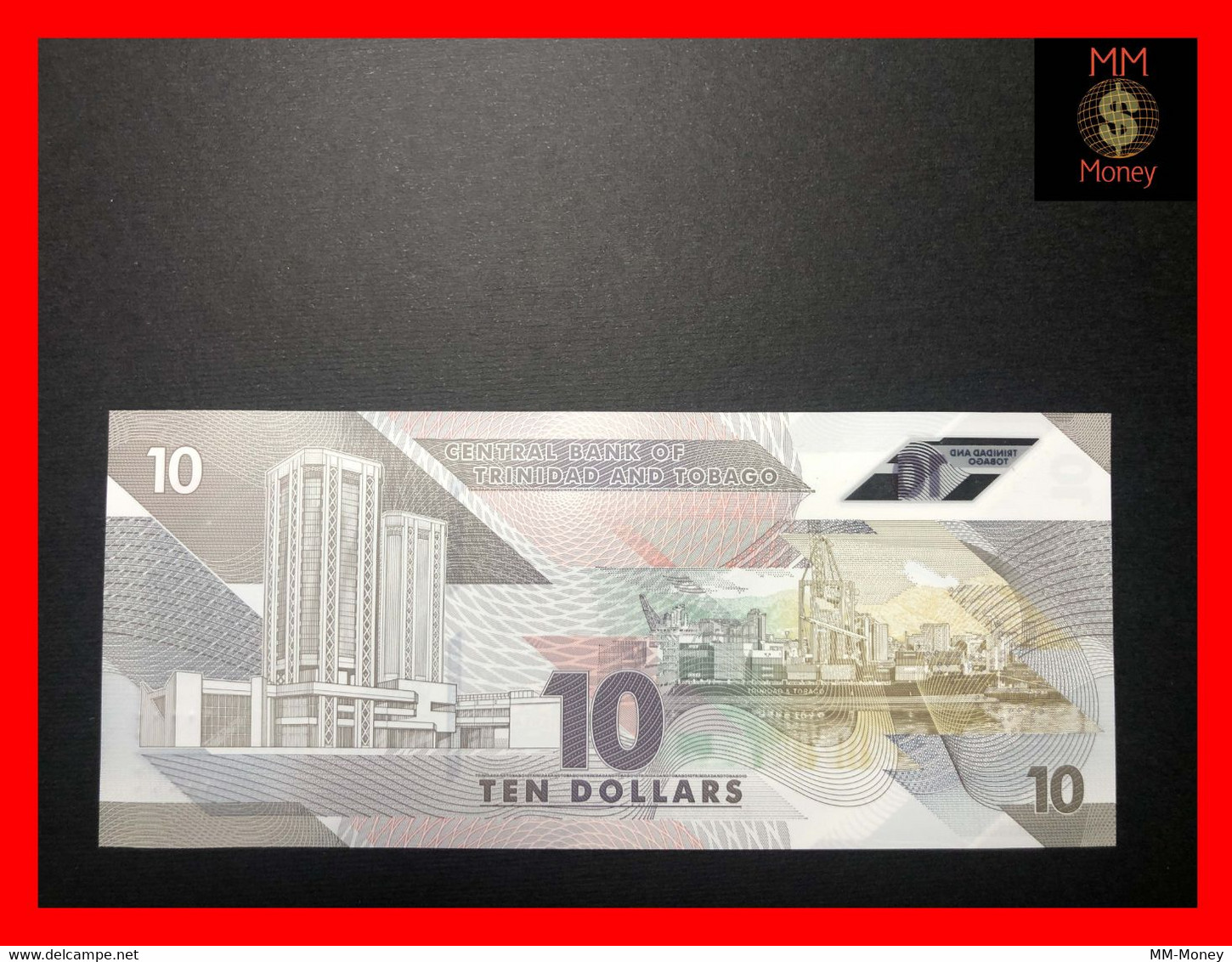 TRINIDAD & TOBAGO  10 $  2021  P.  New   (62)  Polymer  UNC - Trindad & Tobago