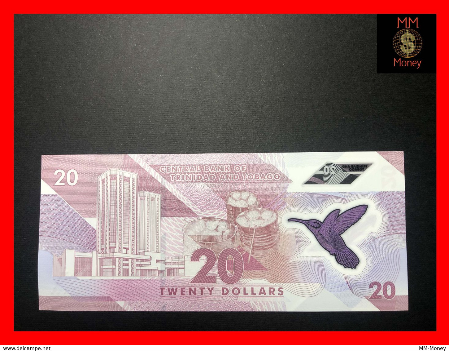 TRINIDAD & TOBAGO  20 $  2021  P.  New   (63)  Polymer  UNC - Trinité & Tobago