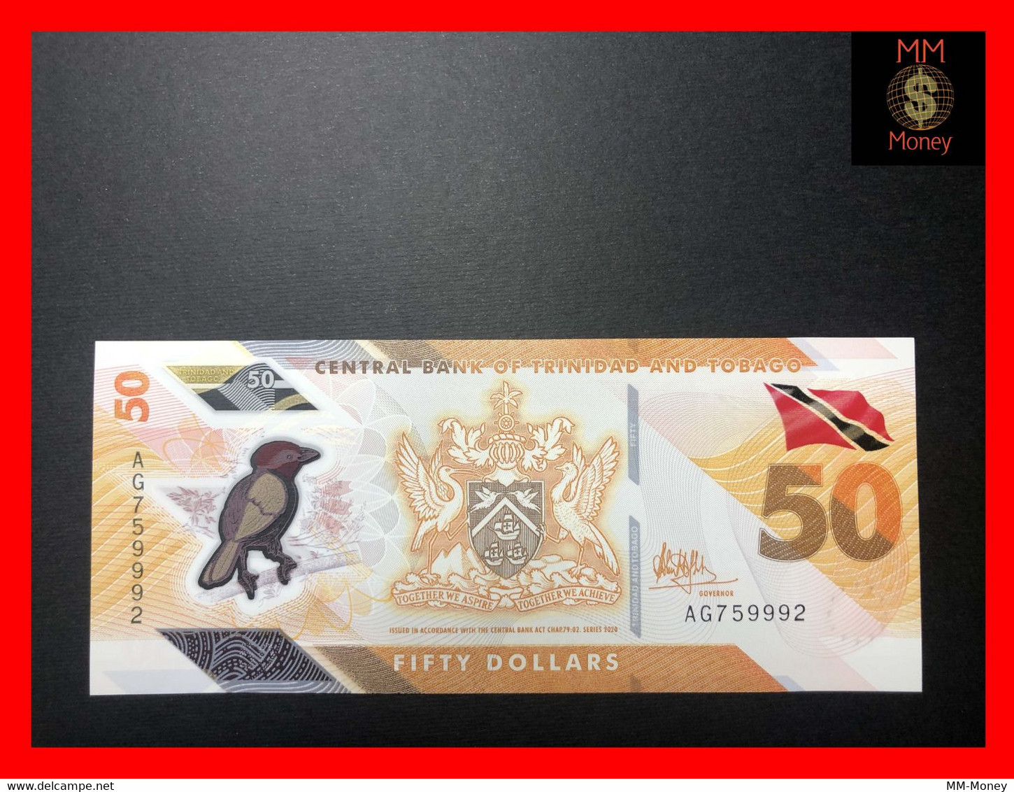 TRINIDAD & TOBAGO  50 $  2021  P.  New   (64)  Polymer  UNC - Trinité & Tobago