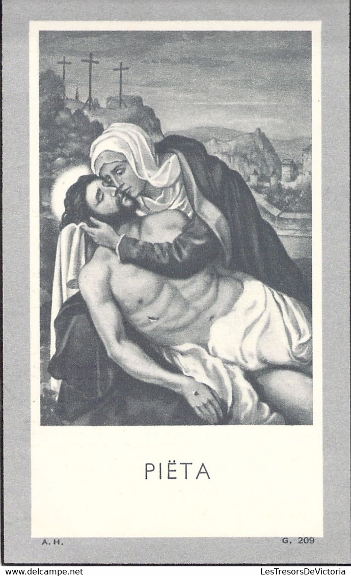 Image Pieuse - Avis De Décès - Zuster Gorgonia - Oktober 1880 - PIETA - Andachtsbilder