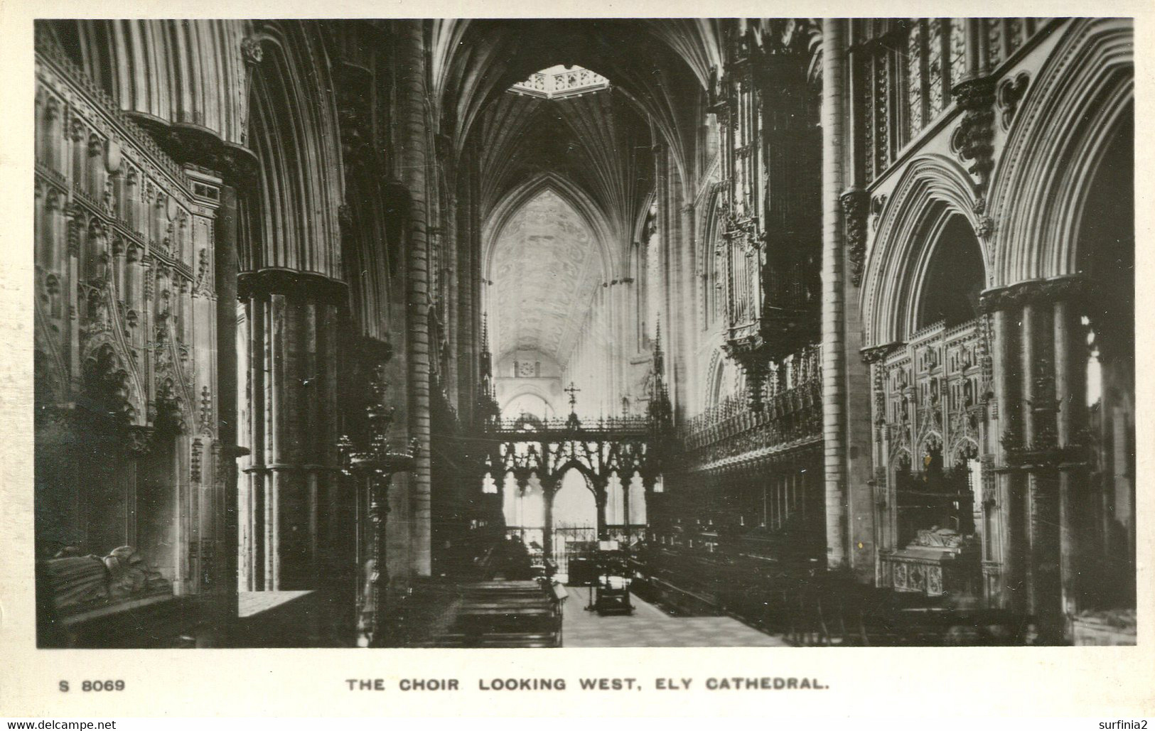 CAMBS - ELY - CATHEDRAL - THE CHOIR LOOKING WEST RP Ca369 - Ely