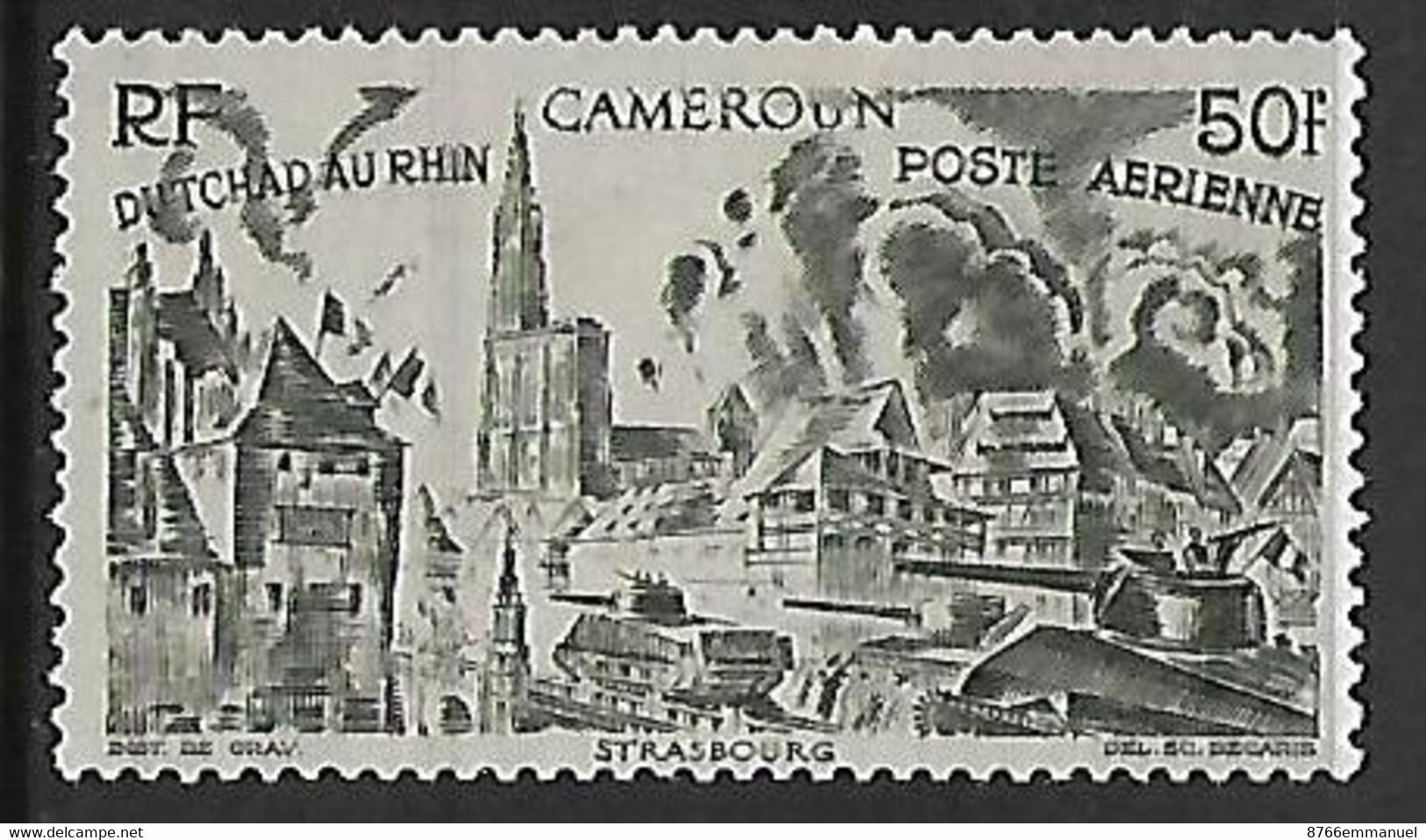 CAMEROUN AERIEN N°37 N* - Airmail