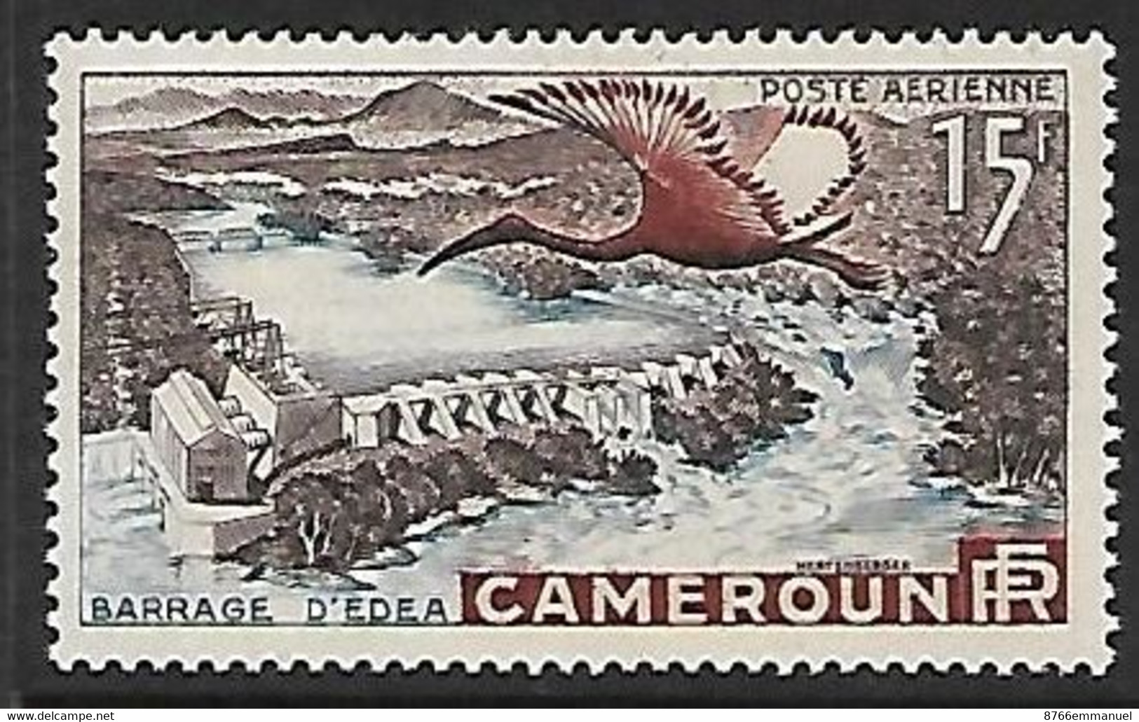 CAMEROUN AERIEN N°43 N* - Airmail