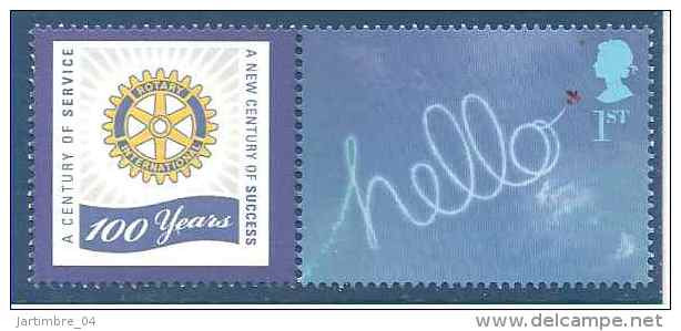 2005 GRANDE BRETAGNE Timbre Personnalisé  Rotary - Smilers Sheets