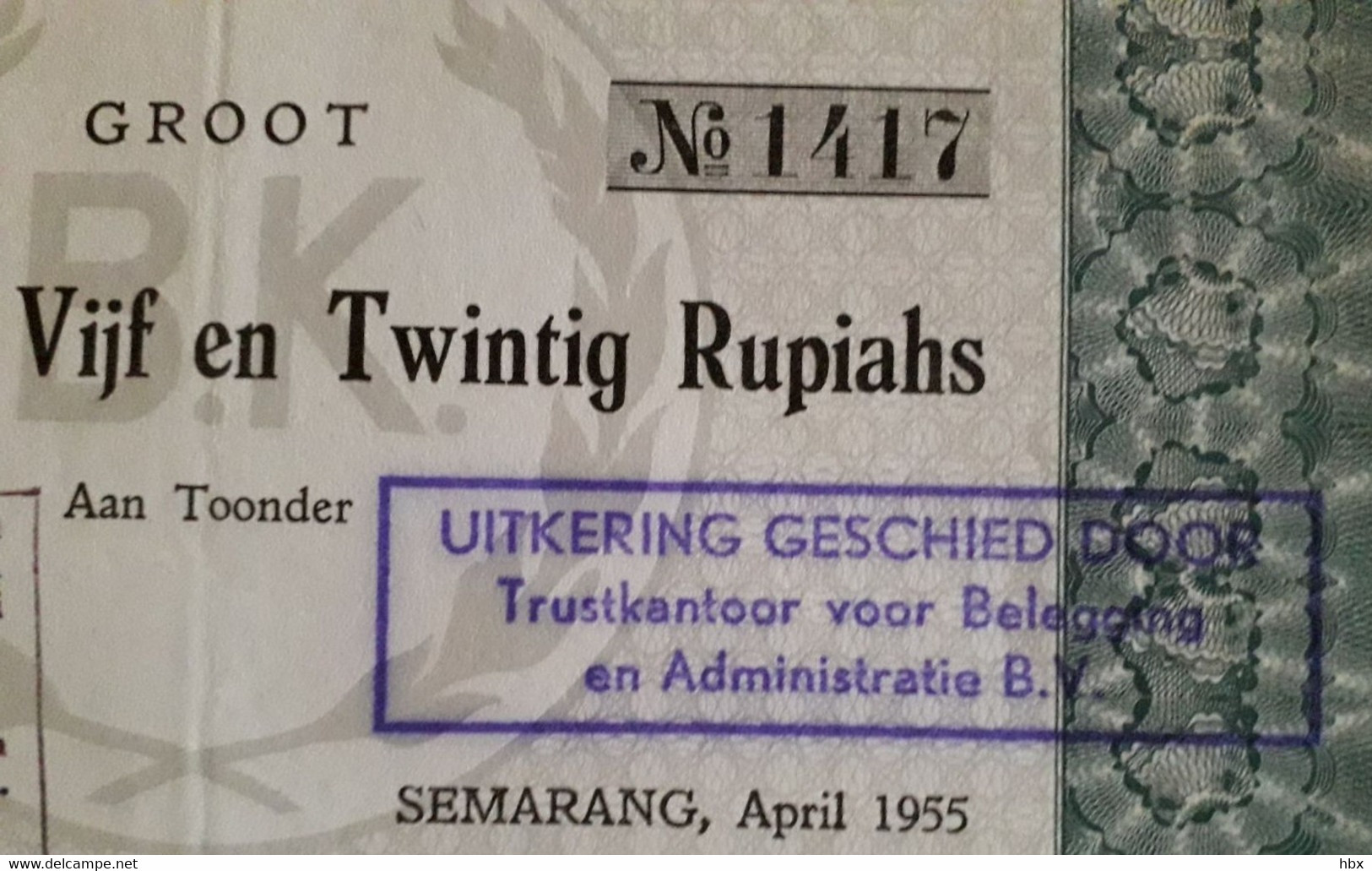 Indonesia: Bandoengsche Kininefabriek - Semarang - 1955 - Azië