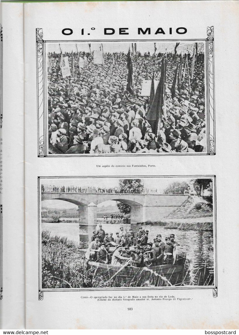 Barcelos - Porto - Angra Do Heroísmo - Açores - Lisboa - Ilustração Portuguesa Nº 377, 1913 - Allgemeine Literatur