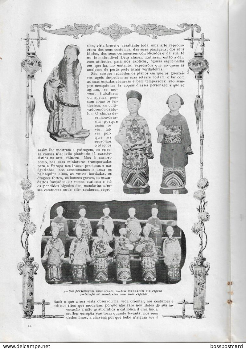Viana Do Castelo - Vila Do Conde - China - Minho - Vizela - Ilustração Portuguesa Nº 151, 1909 (danificada) - General Issues