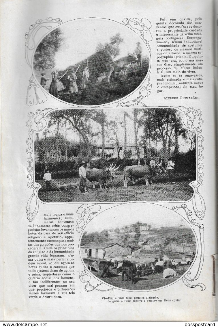 Viana do Castelo - Vila do Conde - China - Minho - Vizela - Ilustração Portuguesa Nº 151, 1909 (danificada)