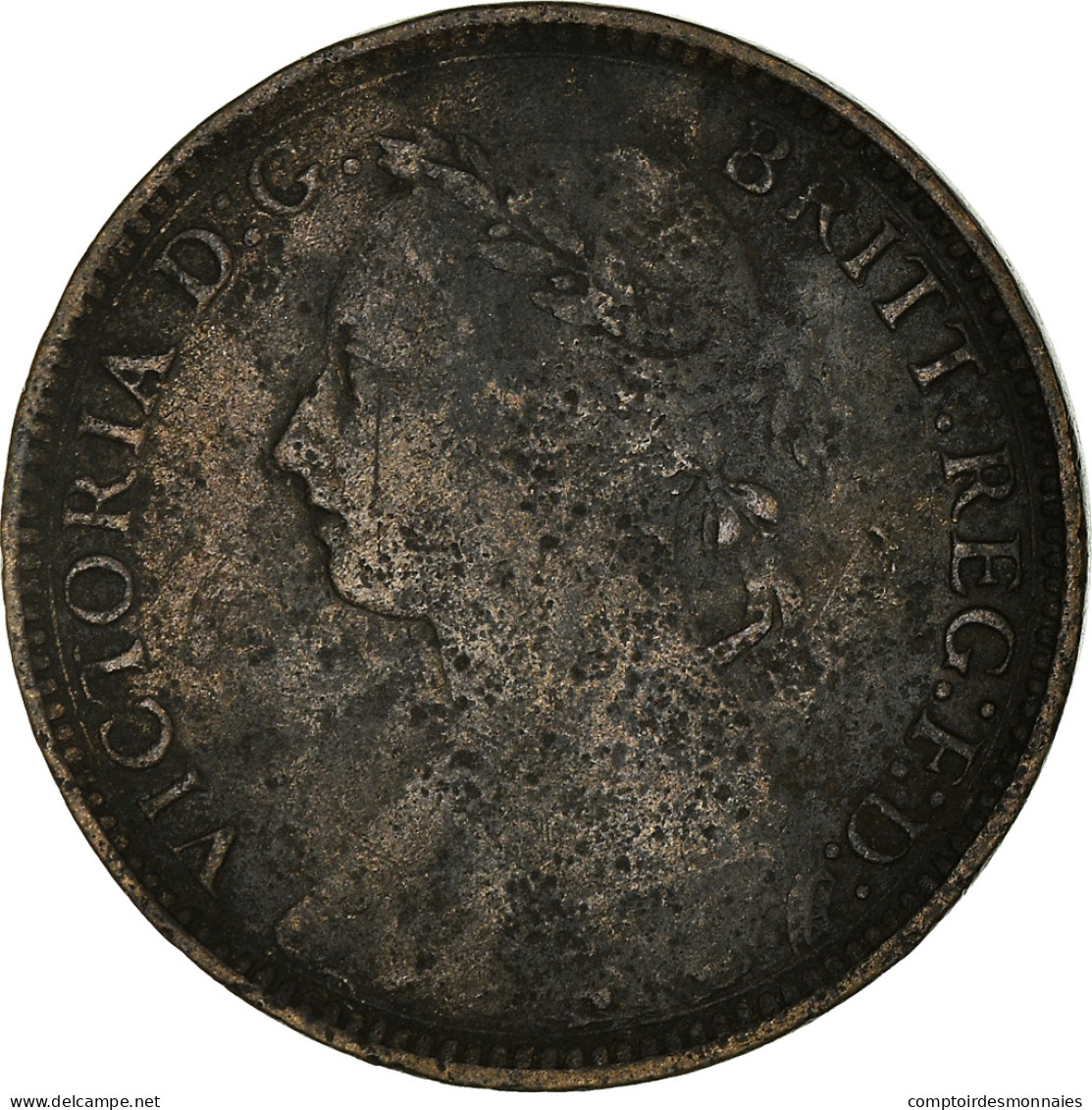 Monnaie, Grande-Bretagne, Victoria, Farthing, 1886, TB, Bronze, KM:753 - B. 1 Farthing