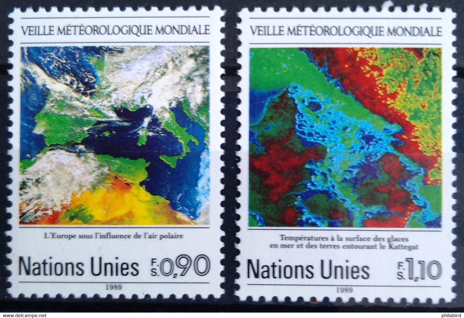 NATIONS-UNIS - GENEVE                  N° 176/177                     NEUF** - Unused Stamps