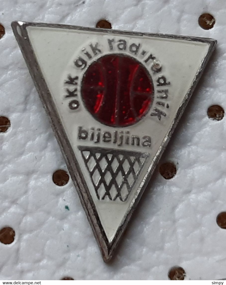 Basketball Club OKK Gik Rad Radnik Bijeljina Bosnia Ex Yugoslavia Pin - Basketball