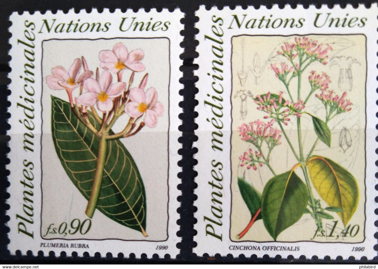 NATIONS-UNIS - GENEVE                  N° 190/191                     NEUF** - Used Stamps