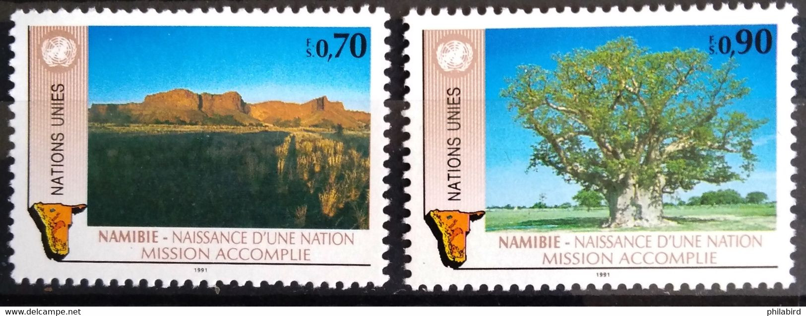 NATIONS-UNIS - GENEVE                  N° 206/207                     NEUF** - Gebraucht