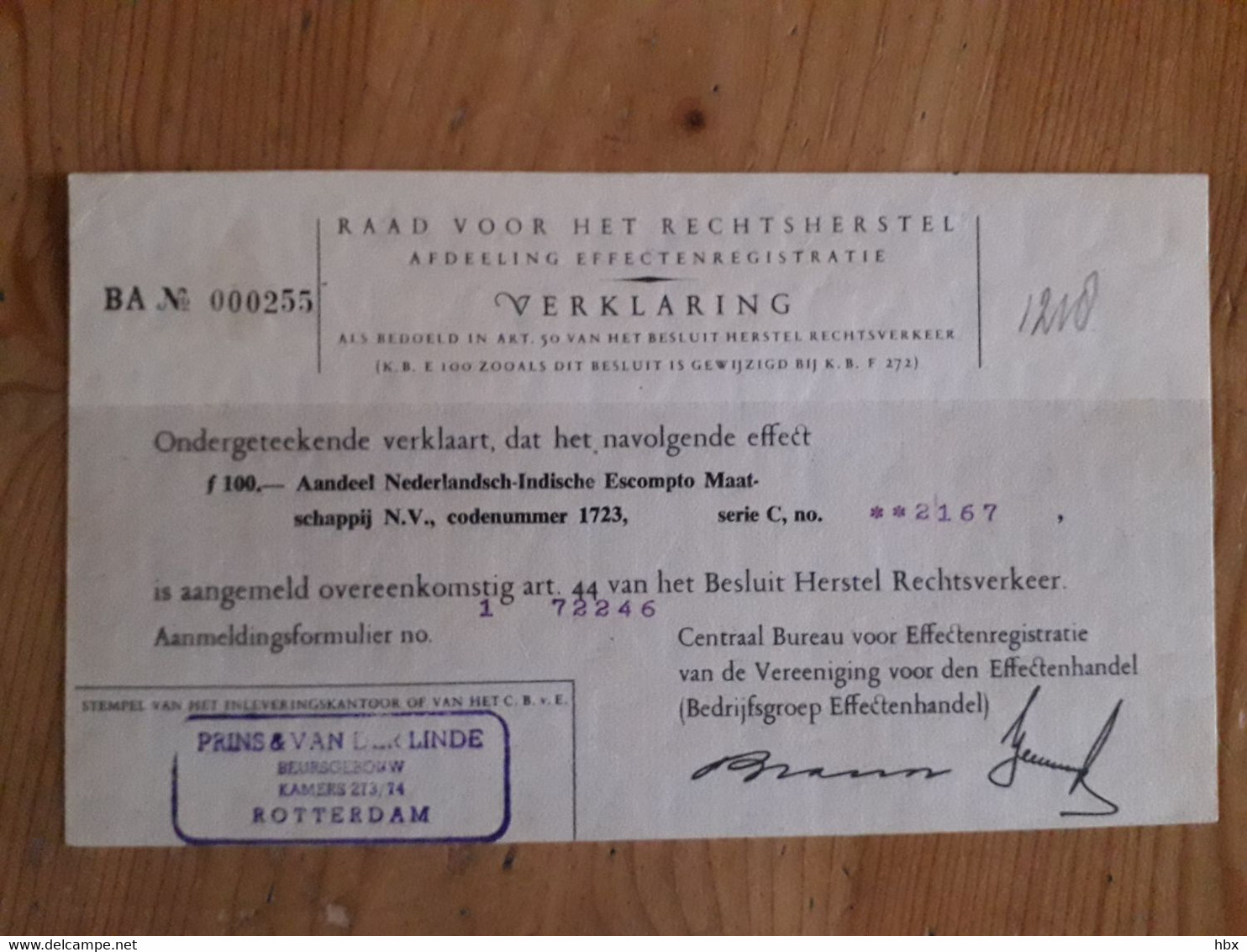Indonesia: Nederlandsch - Indische Escompto Maatschappij - Batavia - 1935