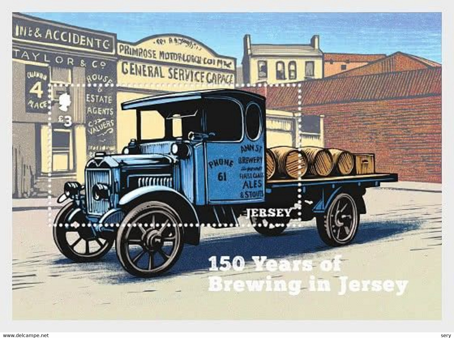 Jersey 2021. SS MNH 150-year Anniversary Of Brewing In Jersey. Beer Biere - Biere