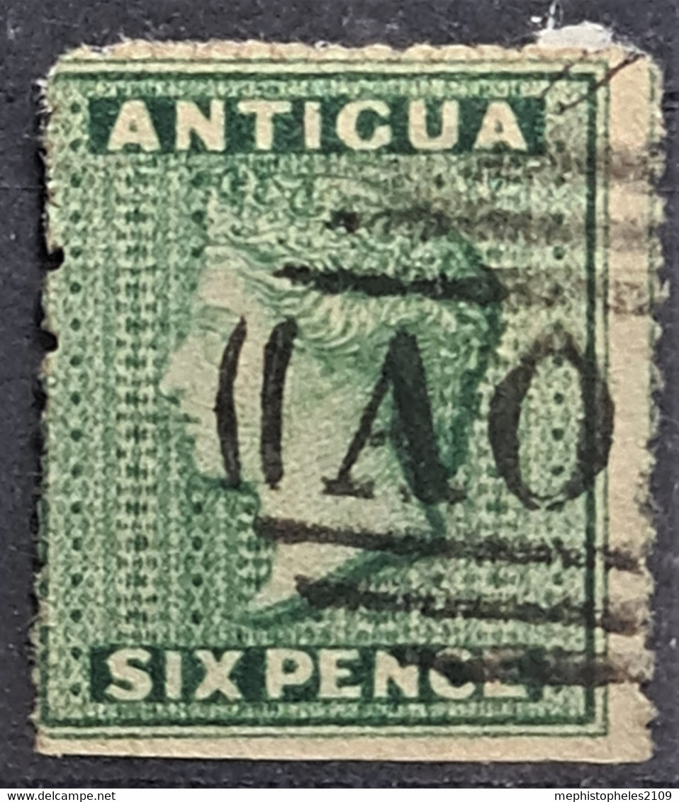 ANTIGUA 1863 - Canceled - Sc# 4 - 6d - 1858-1960 Colonie Britannique