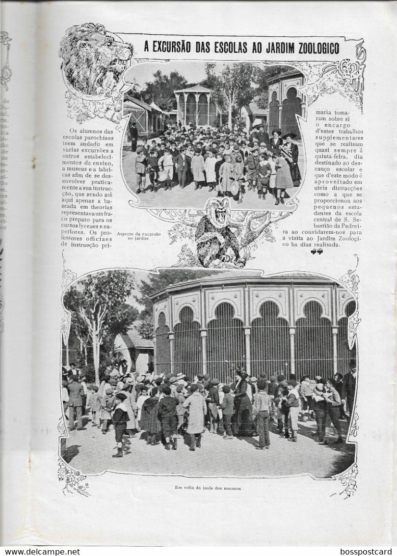 Castelo Branco - Braga - Porto - Cascais - Penafiel - Lisboa - Eléctrico - Tramway -  Ilustração Portuguesa Nº 248, 1910 - General Issues