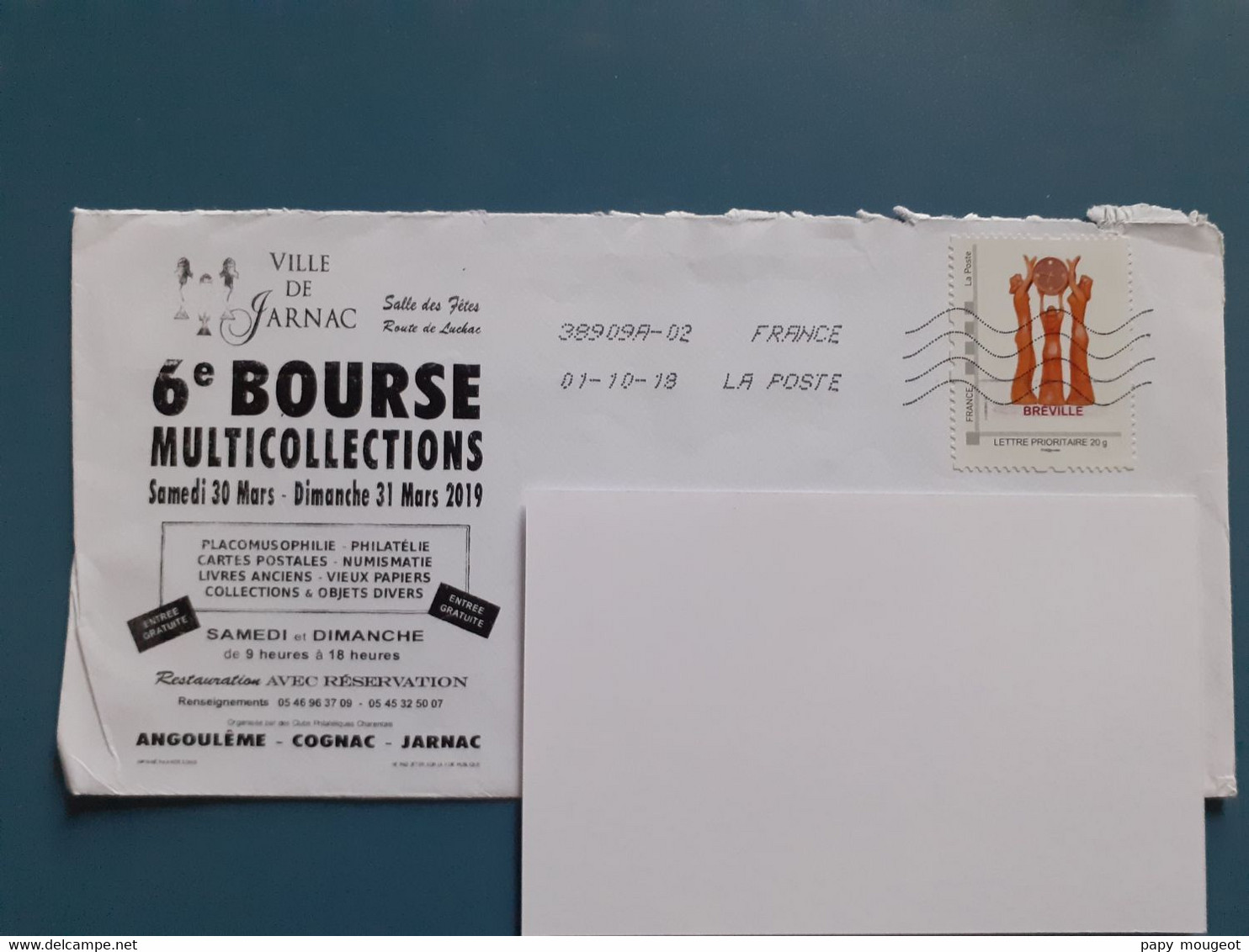 Bréville - Lettre Prioritaire 2018 - Lettres & Documents