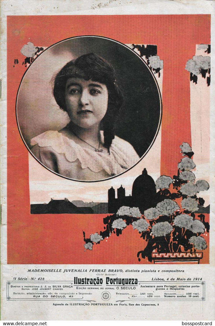 Porto - Açores - Castelo Branco - Cascais - Birre - Tourada - Corrida - Ilustração Portuguesa Nº 428, 1914 - Allgemeine Literatur