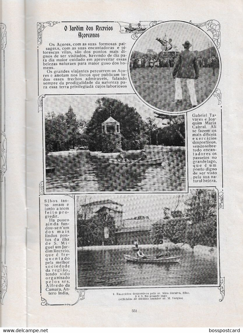 Porto - Açores - Castelo Branco - Cascais - Birre - Tourada - Corrida - Ilustração Portuguesa Nº 428, 1914 - General Issues