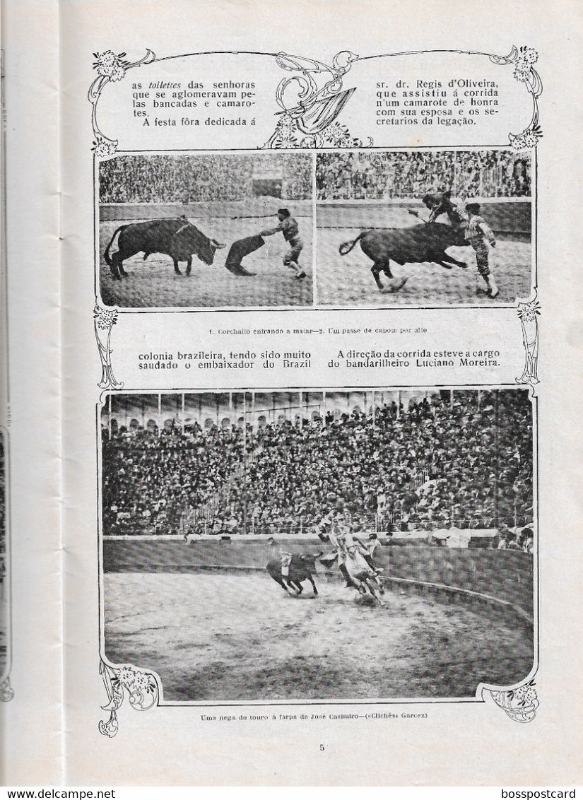 Porto - Açores - Castelo Branco - Cascais - Birre - Tourada - Corrida - Ilustração Portuguesa Nº 428, 1914