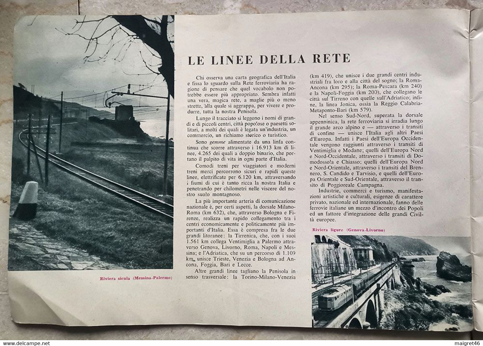 LE FERROVIE ITALIANE DELLO STATO EDIZIONE SPECIALE CINQUANTENARIO ANNO 1905 1955