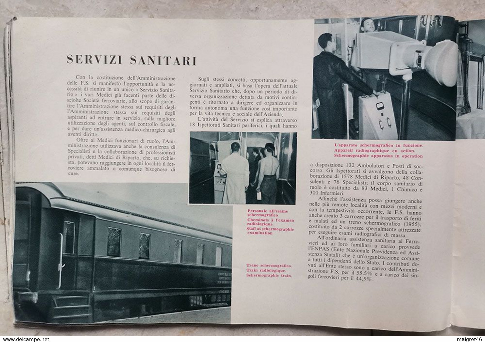 LE FERROVIE ITALIANE DELLO STATO EDIZIONE SPECIALE CINQUANTENARIO ANNO 1905 1955