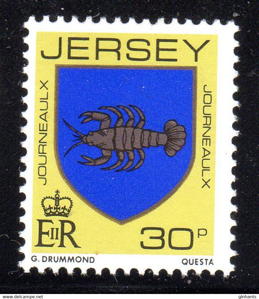 GB JERSEY - 1986 ARMS OF JERSEY FAMILIES 30p STAMP PERF 15 X 14 FINE MNH ** SG 269a - Jersey