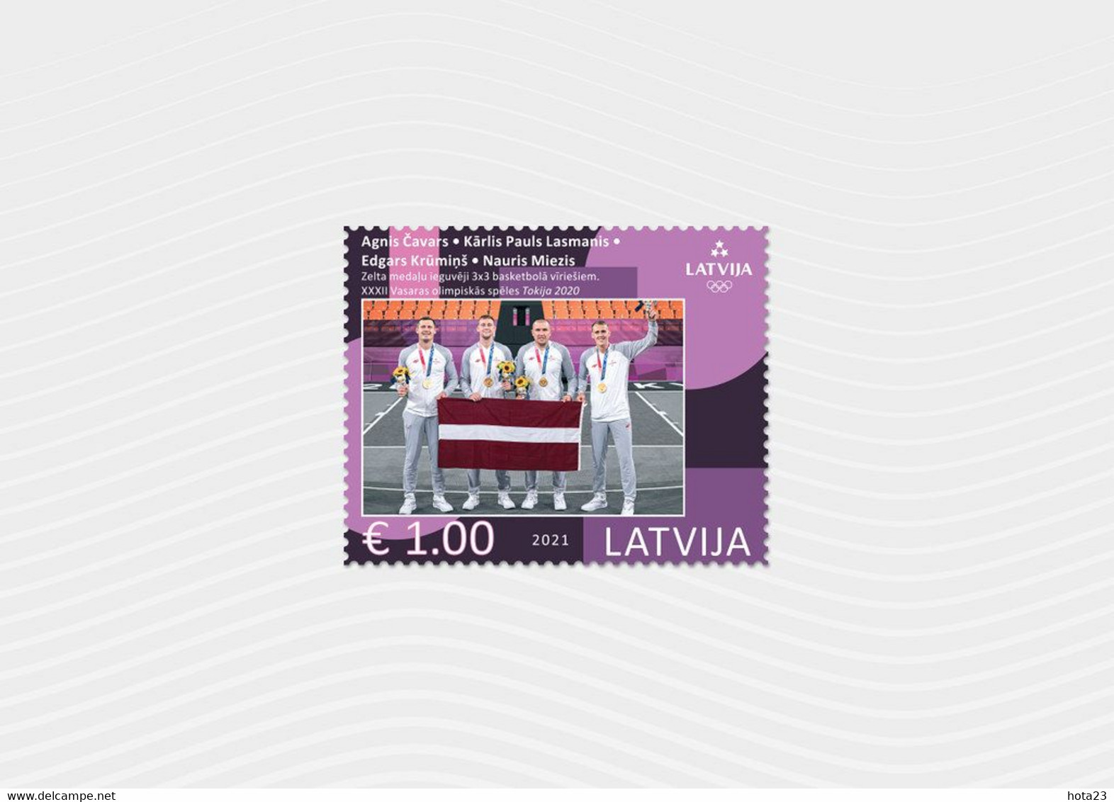 Latvia - 2021 "Gold Medal Winners Of The Tokyo Games" MNH - Sommer 2020: Tokio