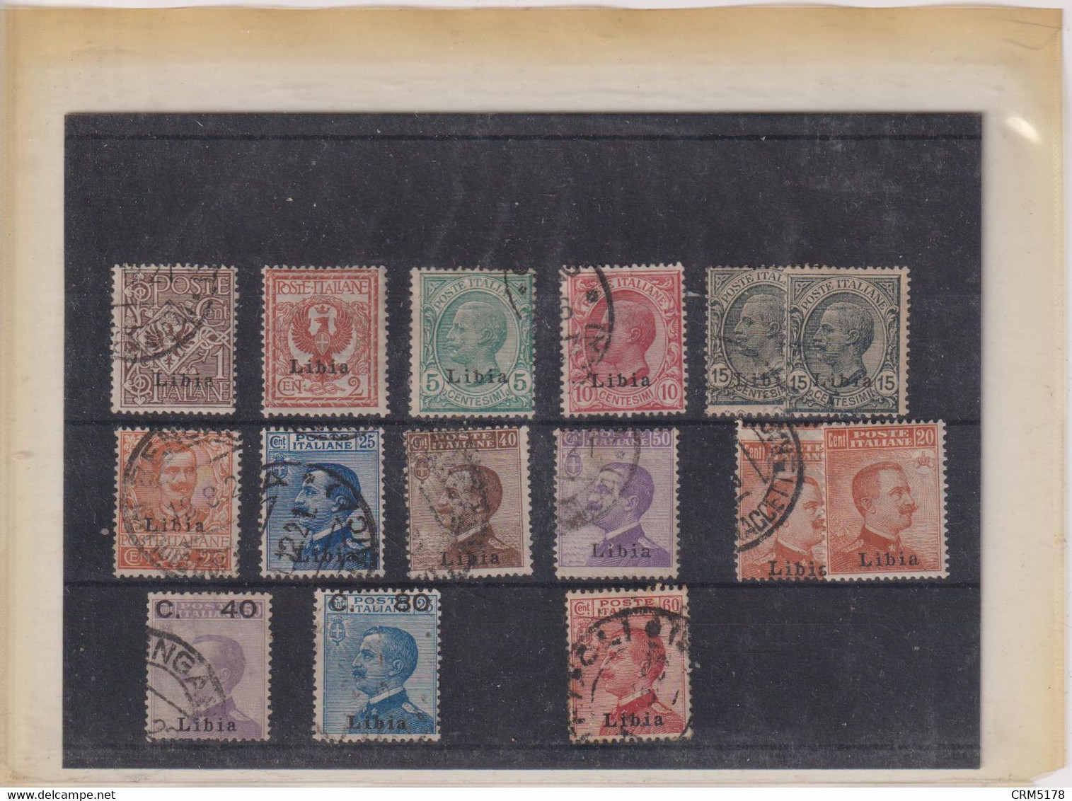 ITALIE-LIBYE- LOT TP OB-   X-ENTRE LES N° 1 ET 39-  1912 - Libia