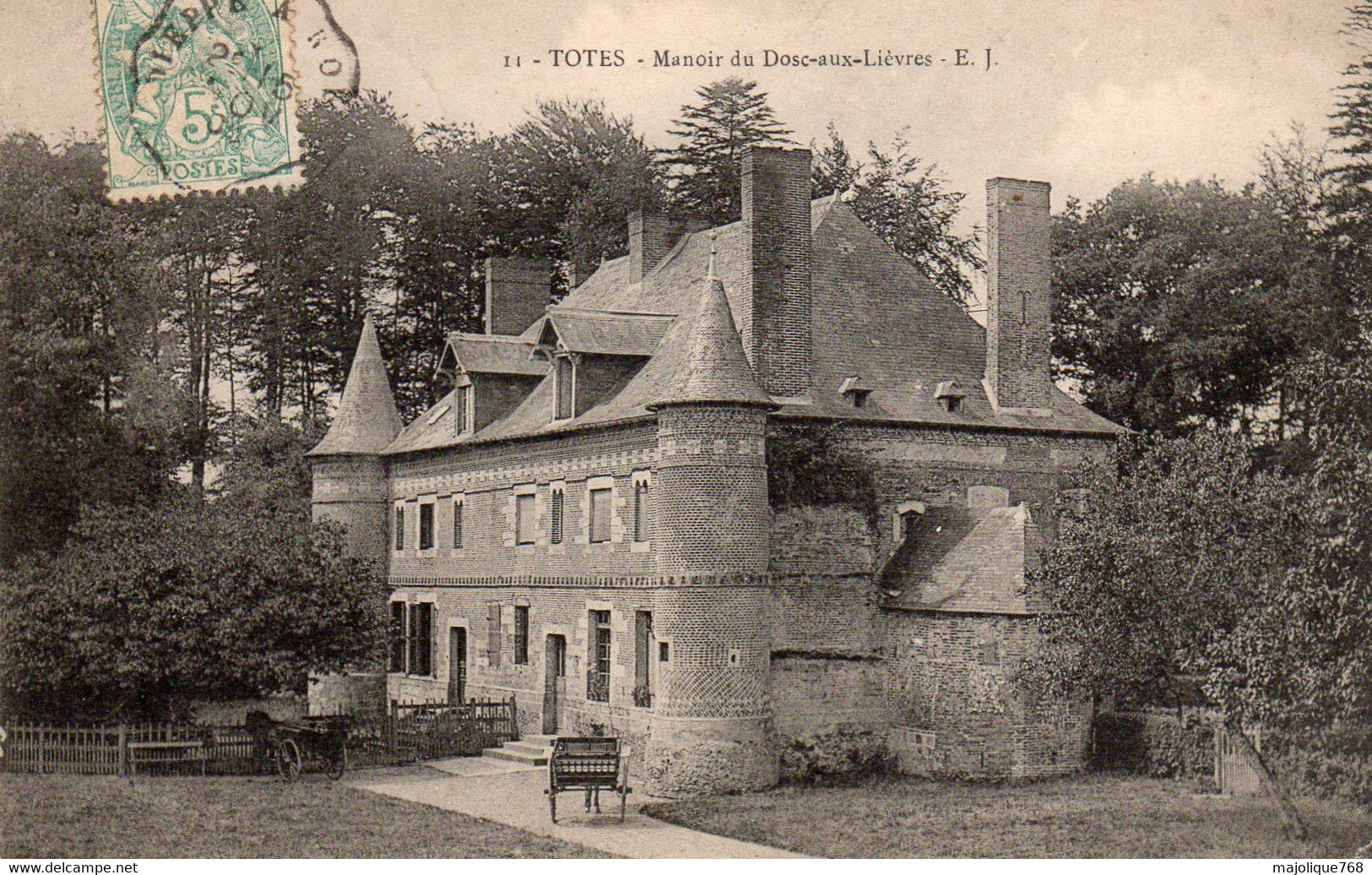 Cpa De Tôtes - Manoir Du Bosc-aux-Lièvres - - Totes