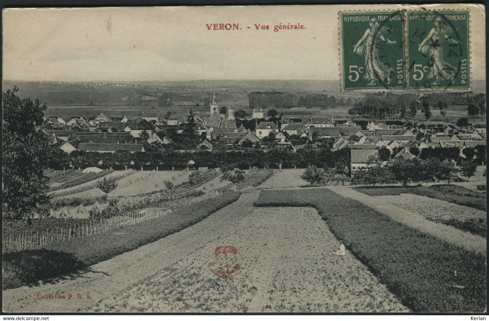 Veron - Vue Générale - Cliché P. R., S. - Voir 2 Scans - Veron