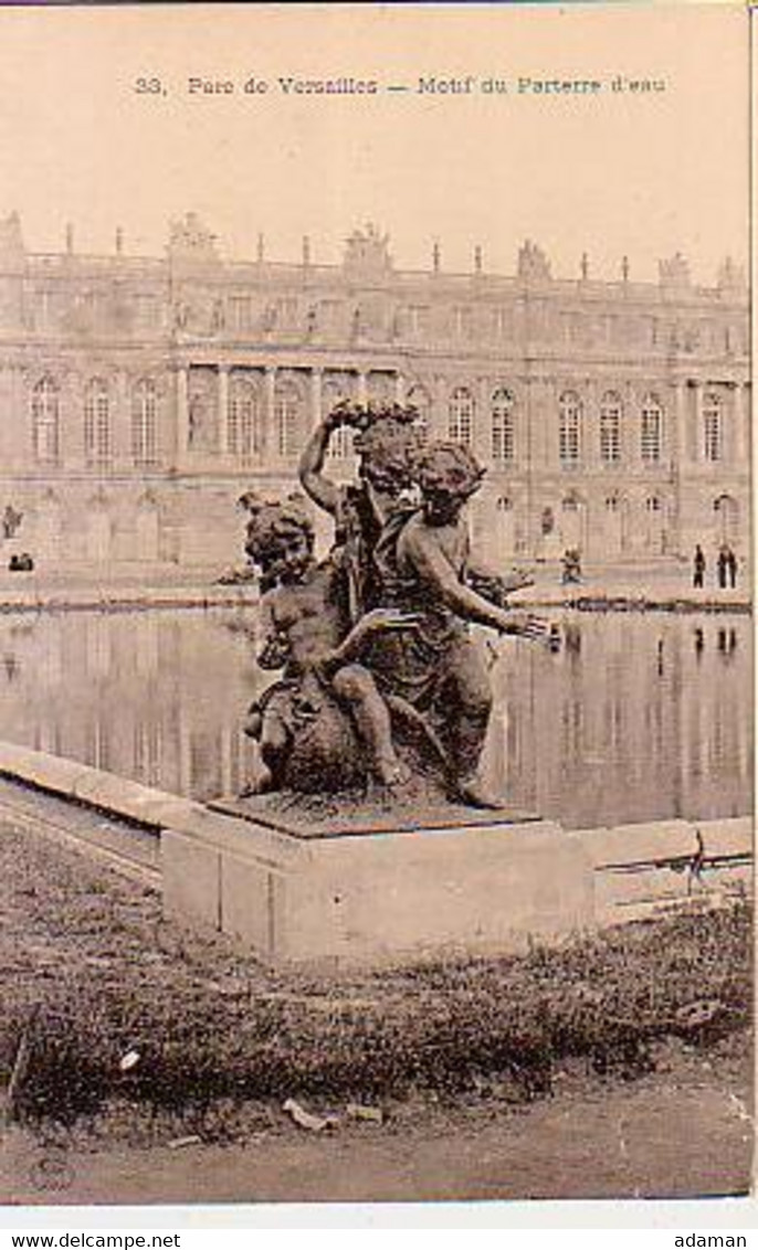 Versailles   1181        Motif Du Parterre D'eau - Versailles (Castillo)