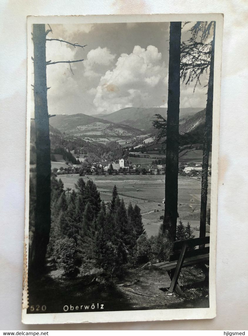 Austria Österreich Oberwölz Oberwoelz Wölz Woelz Town View Desk RPPC Real Photo 14478 Post Card POSTCARD - Oberwölz