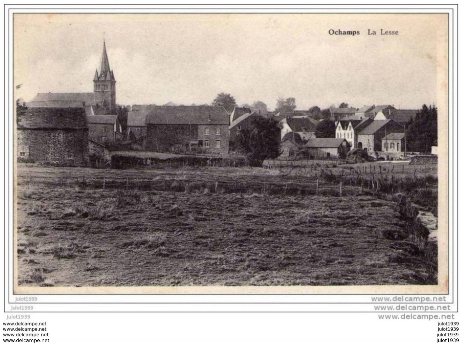 OCHAMPS  ..--  La Lesse . 1959 Vers VERVIERS ( Mr  François MALJEAN ) .   Voir Verso . - Libin