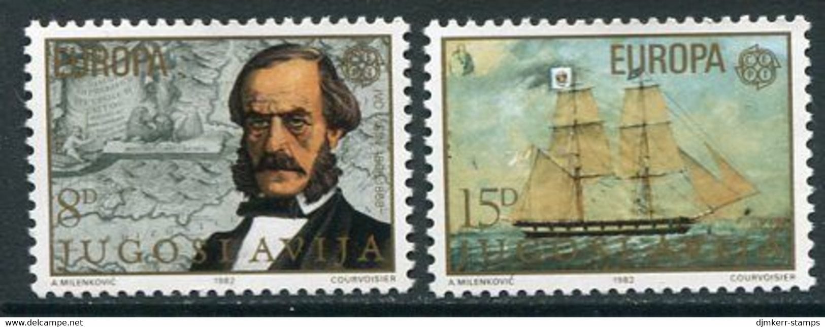 YUGOSLAVIA 1982 Europa: Historic Events MNH / **.  Michel 1919-20 - Unused Stamps