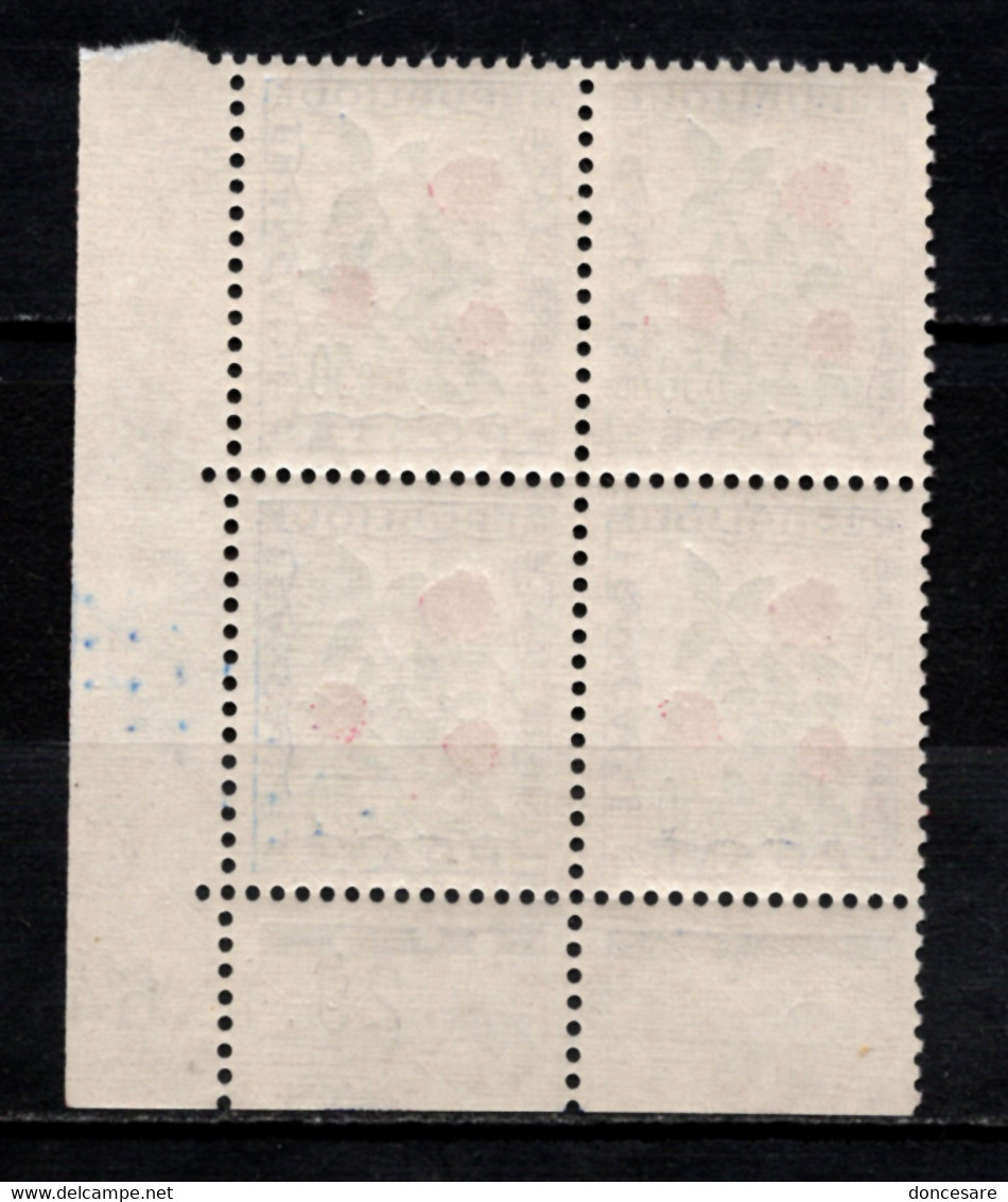 FRANCE 1960 / 1983 - BLOC DE 4 TT / Y.T. N° 101  - COIN DE FEUILLE / DATE / NEUFS** - Postage Due