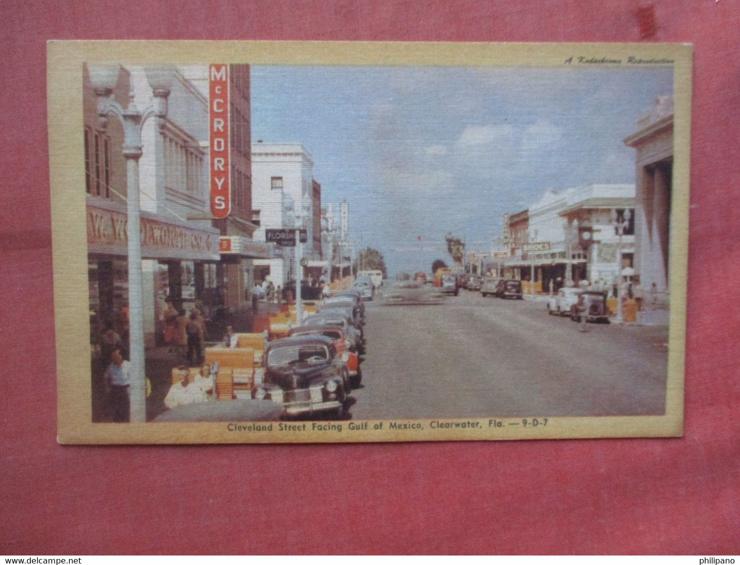 Woolworth Store On Cleveland Street.    Clearwater - Florida > Clearwater  >   Ref  5343 - Clearwater