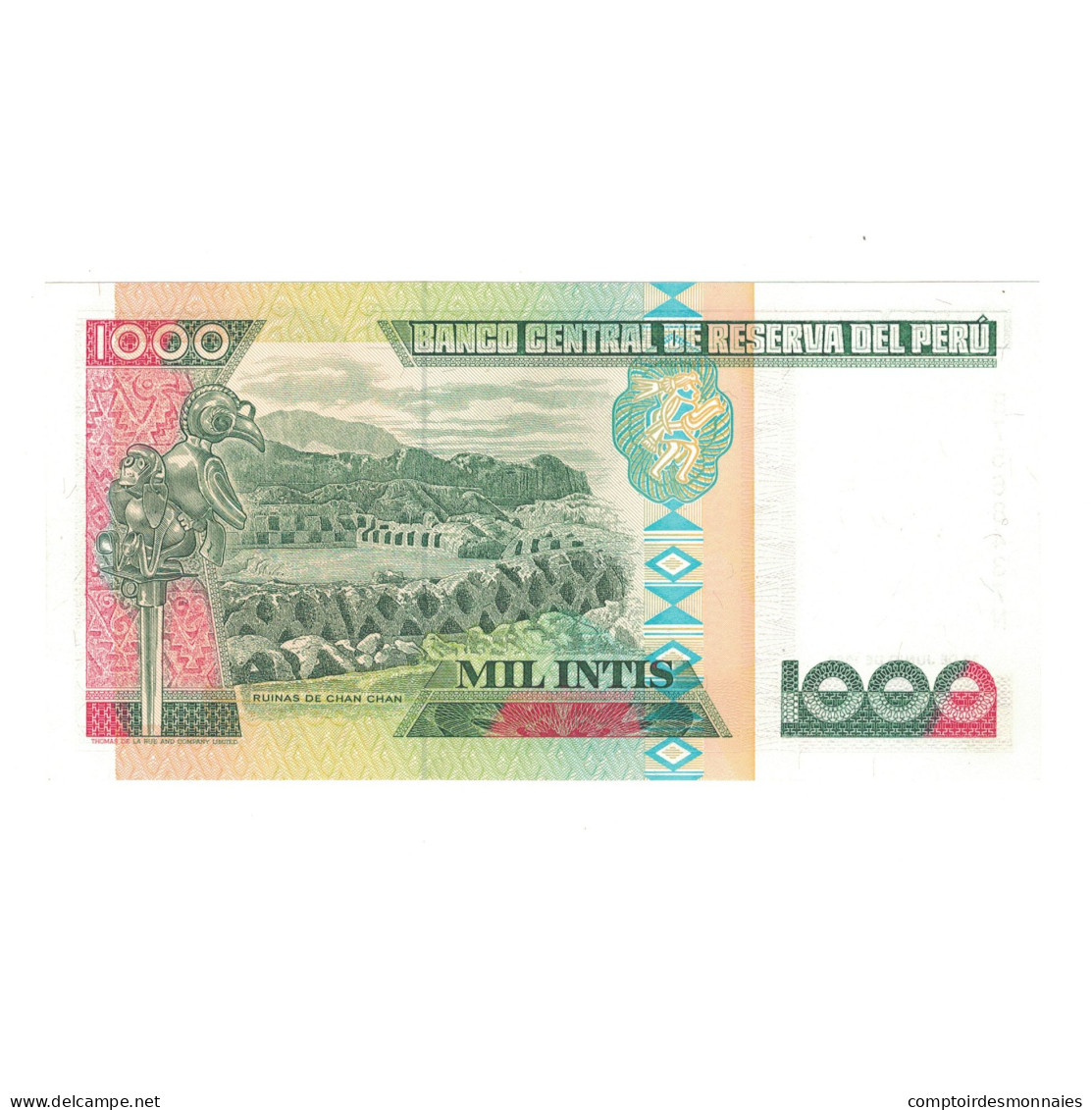 Billet, Pérou, 1000 Intis, 1988, 1988-06-28, KM:136a, NEUF - Peru