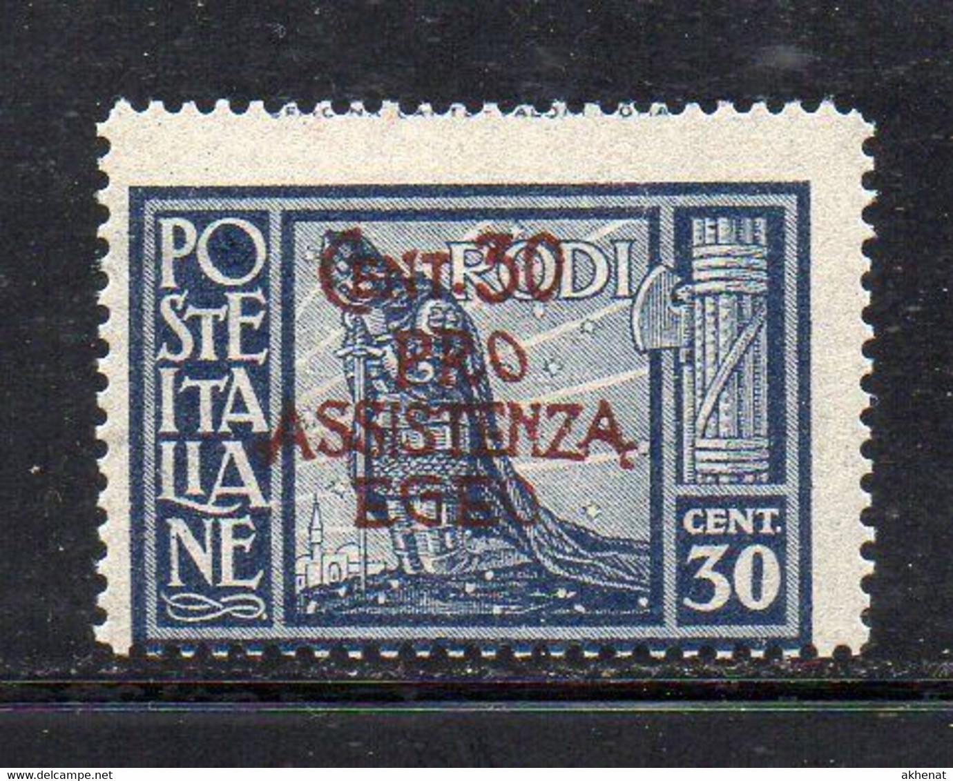 XP3214 - EGEO , Occupazione Tedesca 1943: 30+30 Cent Sassone N. 122  ***  MNH - Aegean (German Occ.)