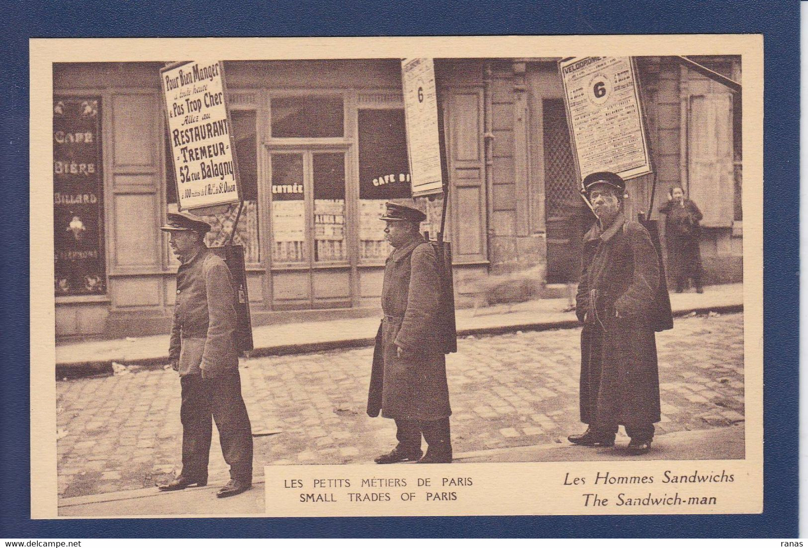 CPA [75] Paris > Petits Métiers à Paris Série Grizard Non Circulé Voir Dos - Straßenhandel Und Kleingewerbe