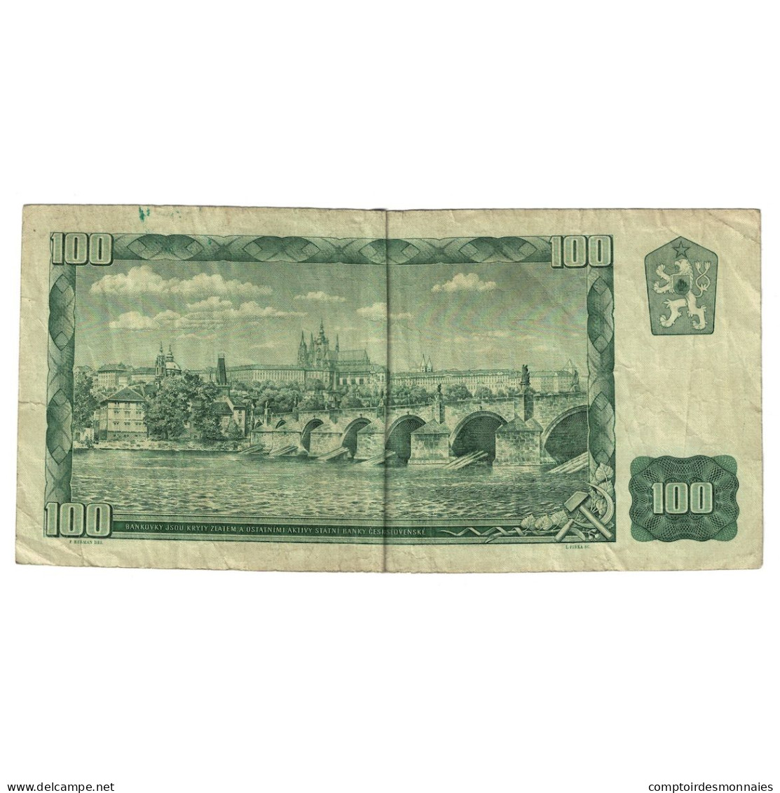 Billet, Tchécoslovaquie, 100 Korun, 1961, KM:91b, TB+ - Tchécoslovaquie